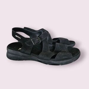 Mephisto Altina Black Leather Strappy 4X Shock Absorbing System 4 sz 39 US 8.5